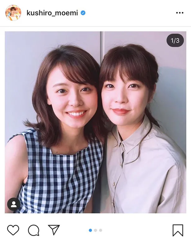 左から)宮澤智アナ＆久代萌美アナ