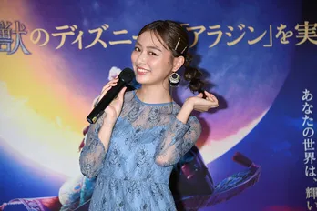 内田理央、ジャスミン風衣装で3つの願い事を告白「世界平和とか…」