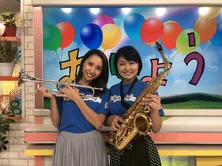 川添佳穂アナ＆赤崎夏実が“40周年企画第2弾”でブラスバンドに初挑戦！