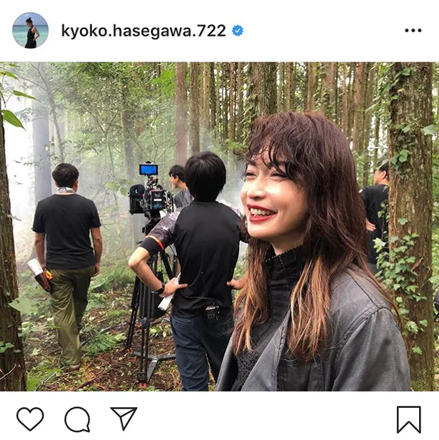 ※長谷川京子オフィシャルInstagram(kyoko.hasegawa.722)のスクリーンショット