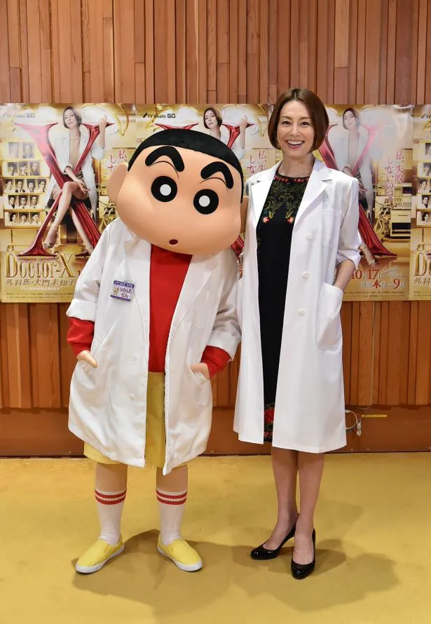 米倉涼子がアニメアフレコ初挑戦 クレヨンしんちゃんとのコラボに 緊張して変な汗をかきました 4 4 芸能ニュースならザテレビジョン
