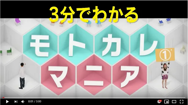 3分でわかるモトカレマニア