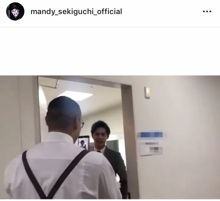 ※関口メンディー公式Instagram(mandy_sekiguchi_official)より