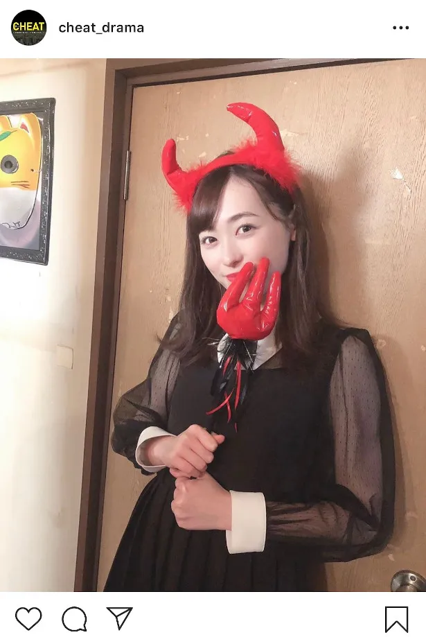 福原遥 小悪魔 コスプレ披露 かわいすぎて犯罪 の声 チート 1 4 芸能ニュースならザテレビジョン