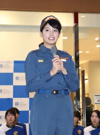 福士蒼汰の同僚役・関水渚、一日消防署長に就任＜4分間のマリーゴールド＞