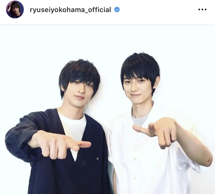 ※画像は横浜流星公式Instagram(ryuseiyokohama_official)のスクリーンショット