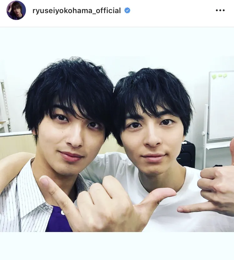 ※画像は横浜流星公式Instagram(ryuseiyokohama_official)のスクリーンショット