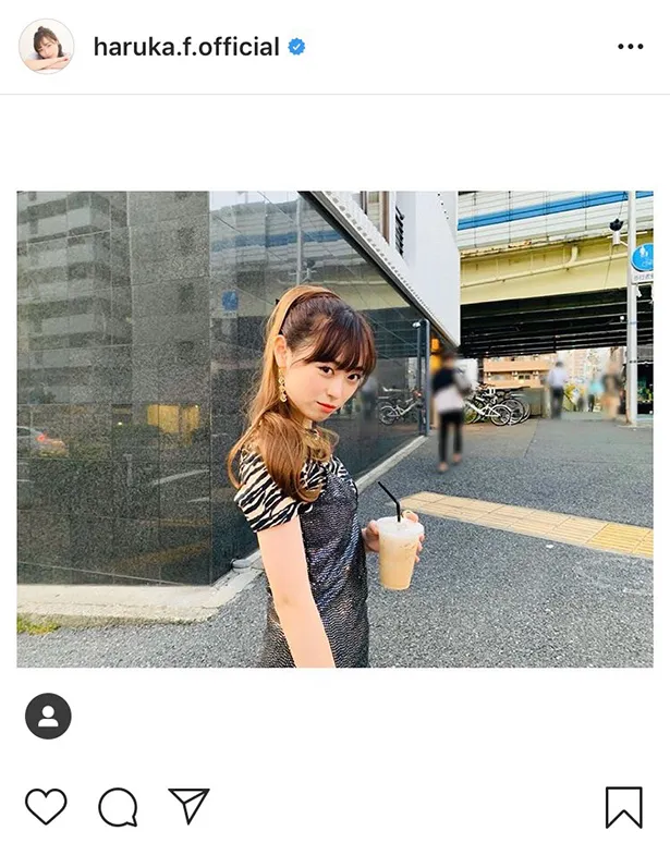 ※福原遥オフィシャルInstagram(haruka.f.official)のスクリーンショット