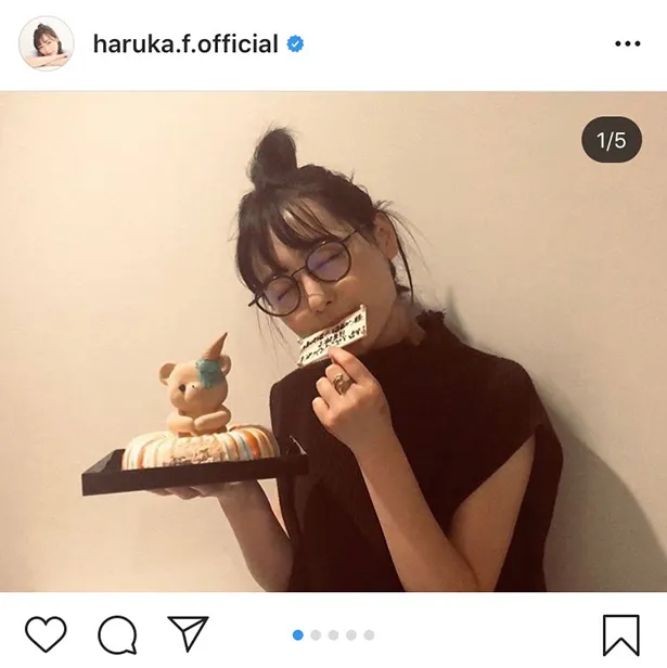 ※福原遥オフィシャルInstagram(haruka.f.official)のスクリーンショット