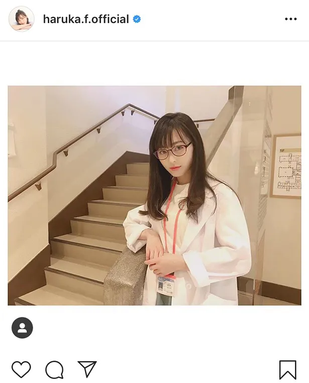 ※福原遥オフィシャルInstagram(haruka.f.official)のスクリーンショット