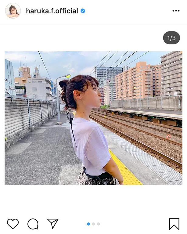 ※福原遥オフィシャルInstagram(haruka.f.official)のスクリーンショット