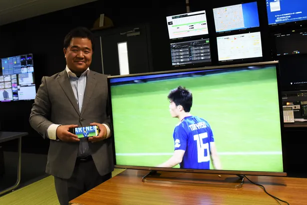 サッカー日本代表戦をスマホ片手に 最新技術 超リアルタイム サムライcam 1 3 芸能ニュースならザテレビジョン