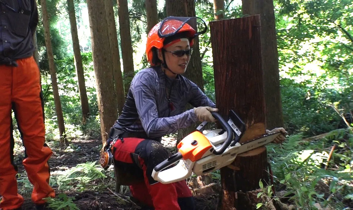 今回のセブンルールは“林業”に従事する中島彩