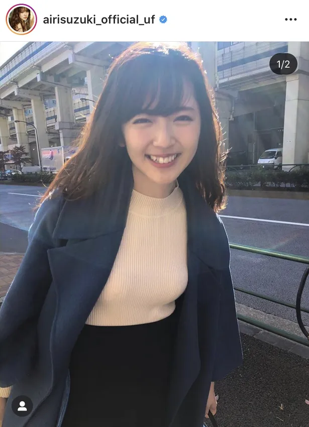 画像 鈴木愛理 大胆肩開き ニットでショートヘア披露 山本彩 短いのも可愛い とベタ褒め 14 18 Webザテレビジョン