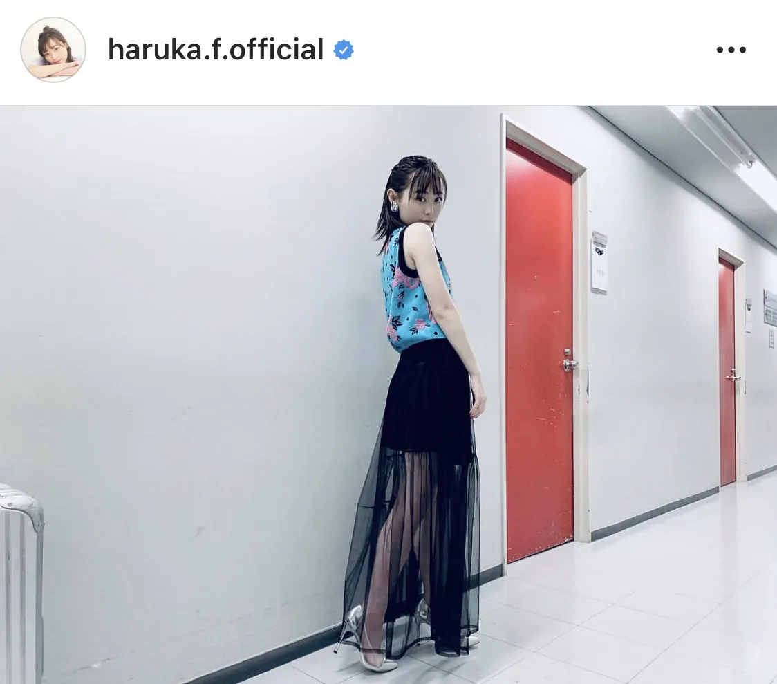 ※福原遥公式Instagram(haruka.f.official)のスクリーンショット