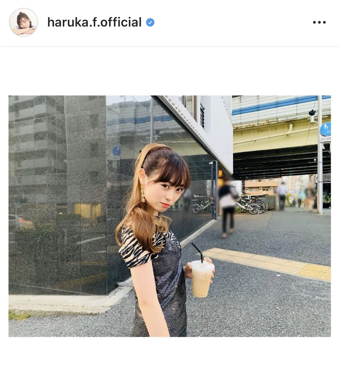 ※福原遥公式Instagram(haruka.f.official)のスクリーンショット