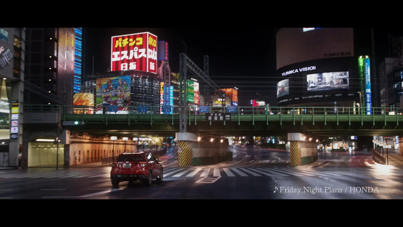 「Honda VEZEL」の新CM「PLAY VEZEL 夜」篇より