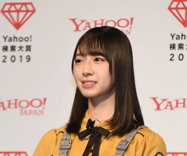「Yahoo!検索大賞2019」発表会に出席した日向坂46・金村美玖