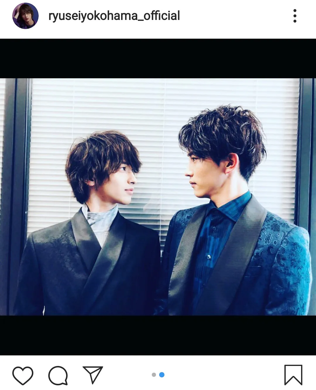 ※画像は横浜流星公式Instagram(ryuseiyokohama_official)より