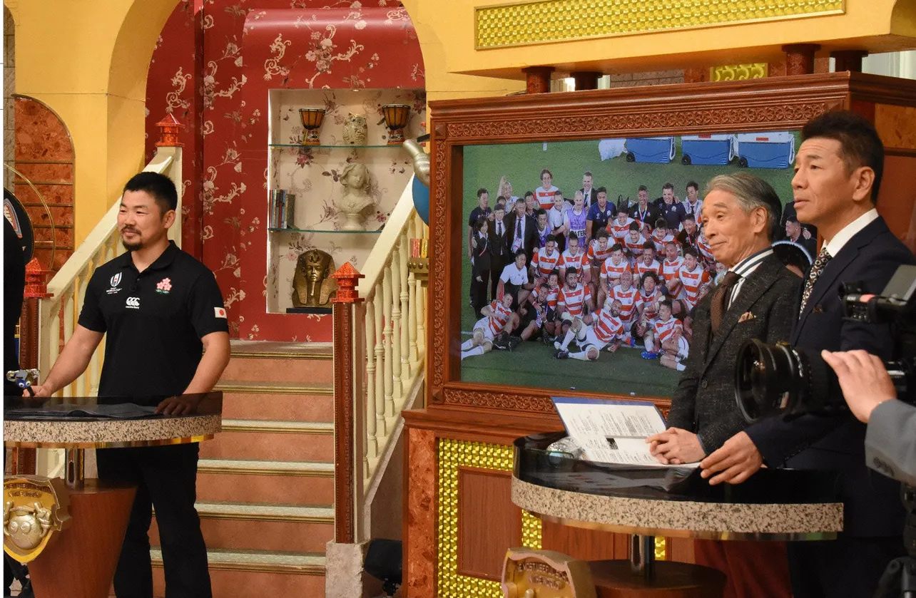 「世界一受けたい授業　日本の嘘2時間SP」で田中史朗選手がラグビーにまつわる授業を