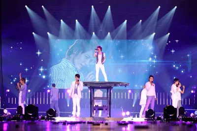 【写真】大仕掛けステージ演出が展開され、観客を驚かせたSUPER JUNIORによる「SUPER SHOW」