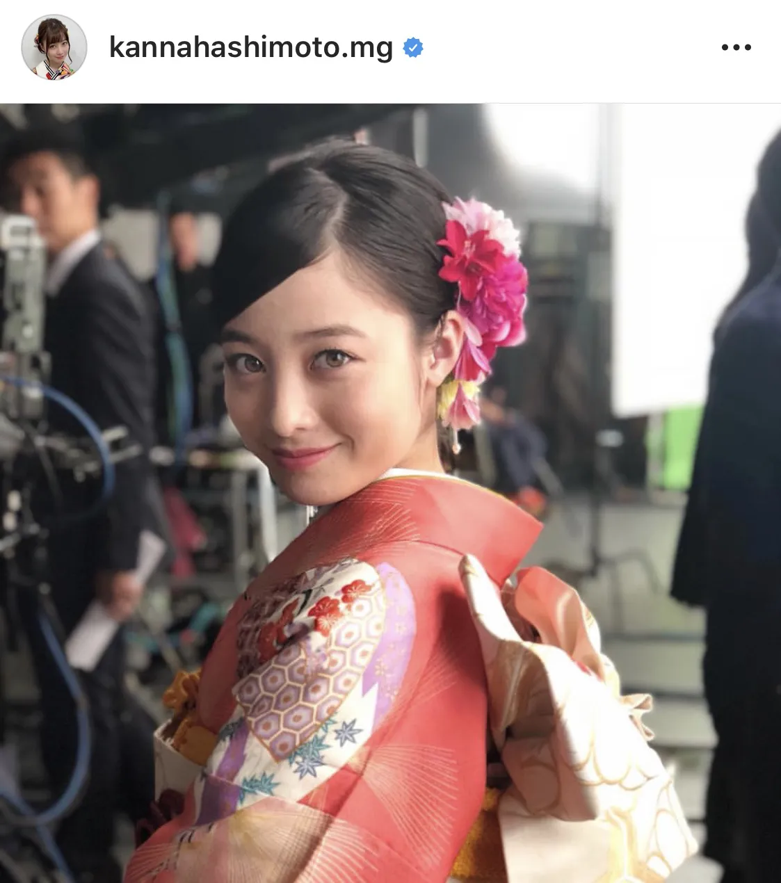 ※画像は橋本環奈マネージャー(kannahashimoto.mg)公式Instagramより