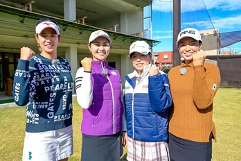 渋野日向子がバラエティー初出演!想像を上回る実力にゴルフ好きの蛍原徹大興奮<炎の体育会TVSP>