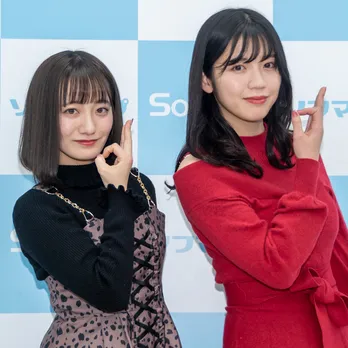 グラビアDVDデビューの「dela」近藤真琴&早見紗英、バリ島での撮影に緊張