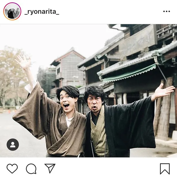 ※成田凌オフィシャルInstagram(_ryonarita_)のスクリーンショット