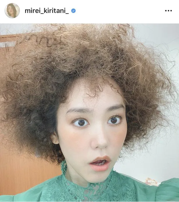 ※画像は桐谷美玲(mirei_kiritani_)公式Instagramのスクリーンショット