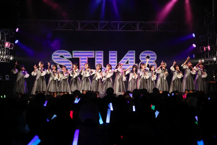 「STU48全国ツアー2019〜船で行くわけではありません〜」の千秋 楽が、12月14日に福岡・DRUM LOGOSで開