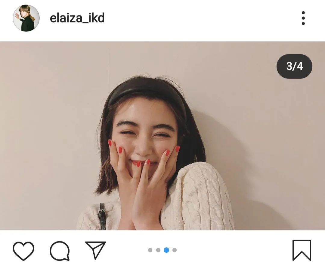 ※画像は池田エライザ(elaiza_ikd)公式Instagramより