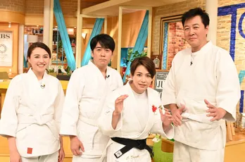 安住紳一郎アナ、柔道・出口クリスタ選手のハードなトレーニングに挑戦!