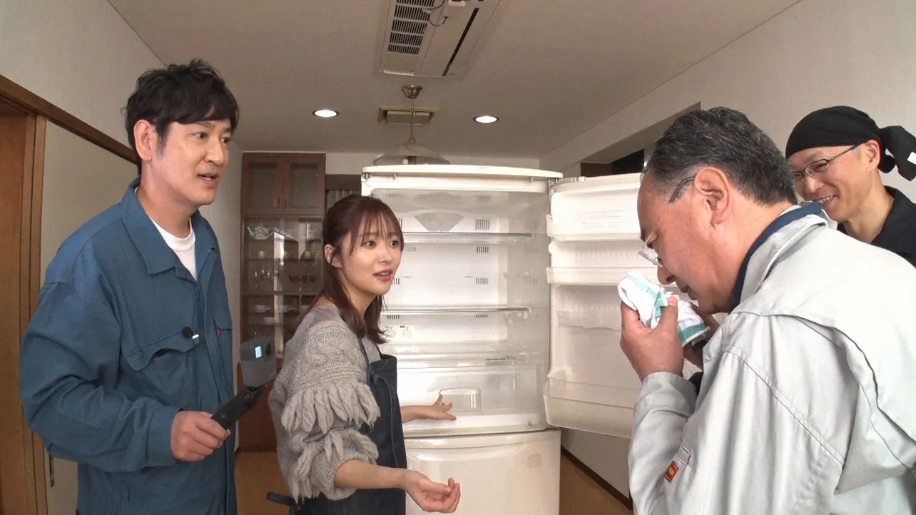 指原莉乃と田中直樹も冷蔵庫掃除に挑戦！