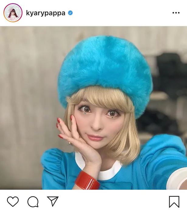 ※きゃりーぱみゅぱみゅオフィシャルInstagram(kyarypappa)のスクリーンショット