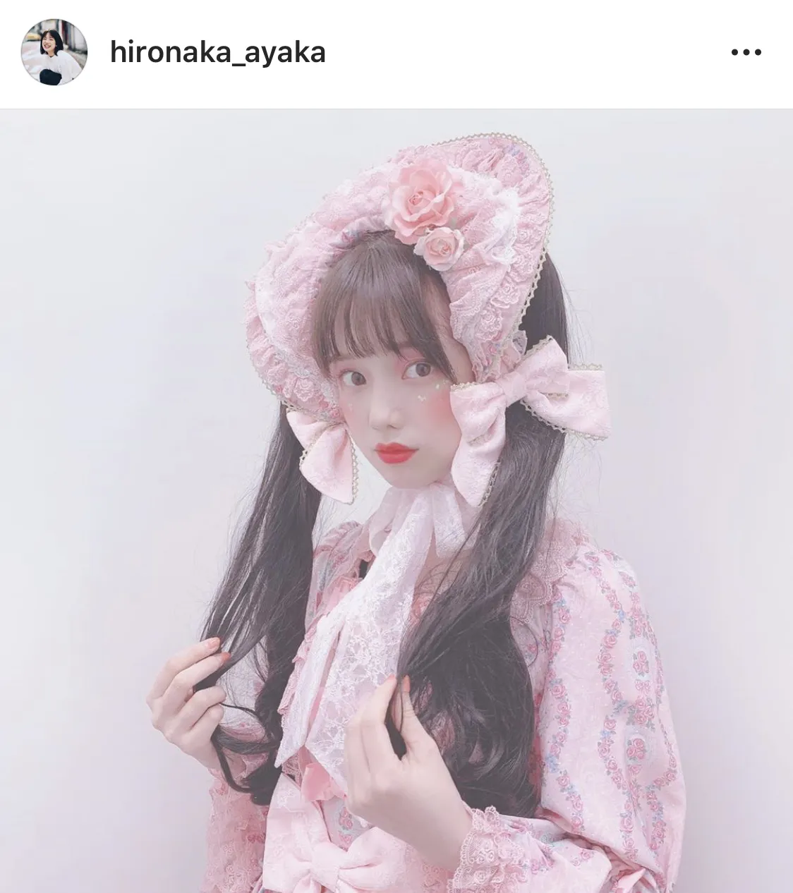 ※弘中綾香アナウンサー公式Instagram(hironaka_ayaka)より