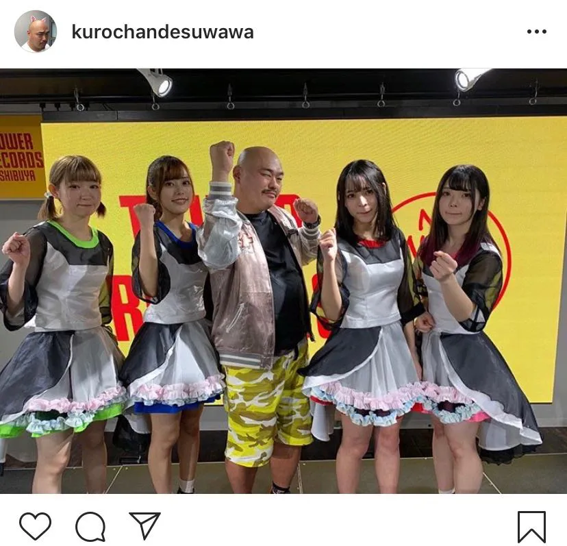 ※画像はクロちゃん(kurochandesuwawa)公式Instagramより