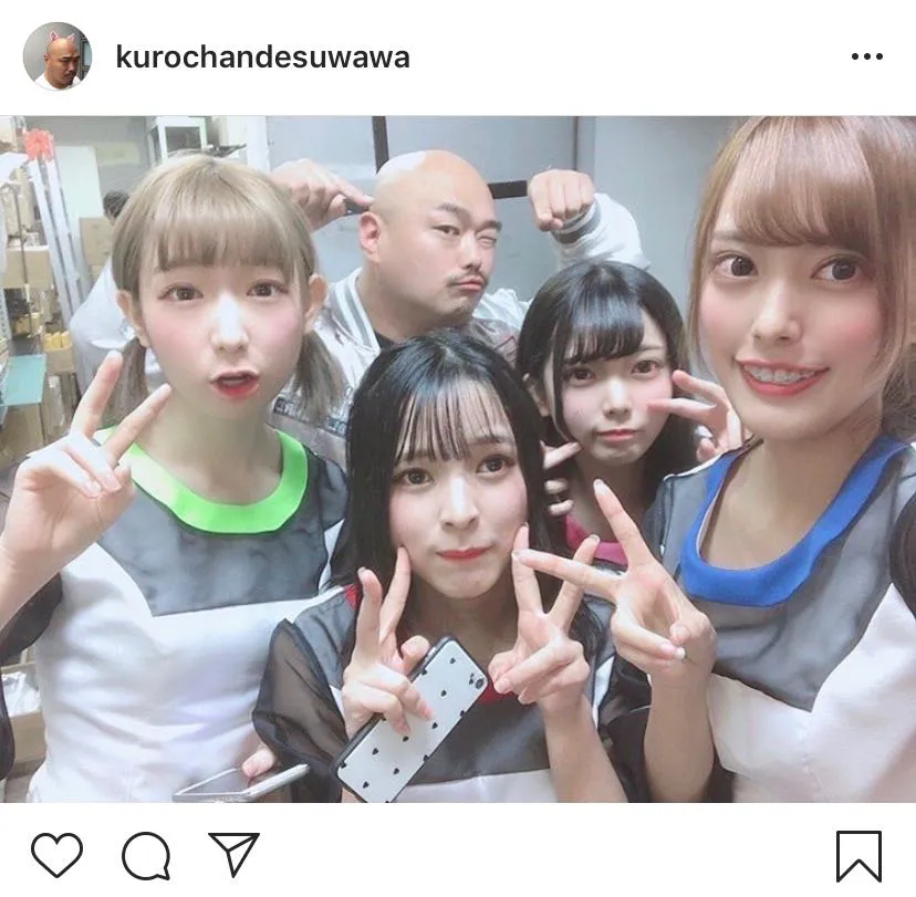 ※画像はクロちゃん(kurochandesuwawa)公式Instagramより