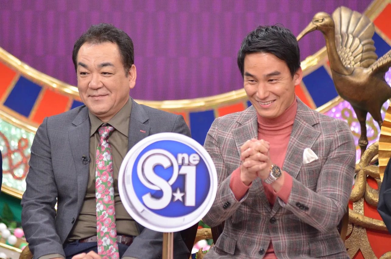 「S☆1」出演の槙原寛己(左)、松田丈志(右)