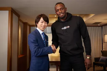 【紅白】白組司会 櫻井翔がウサイン・ボルトに直撃インタビュー