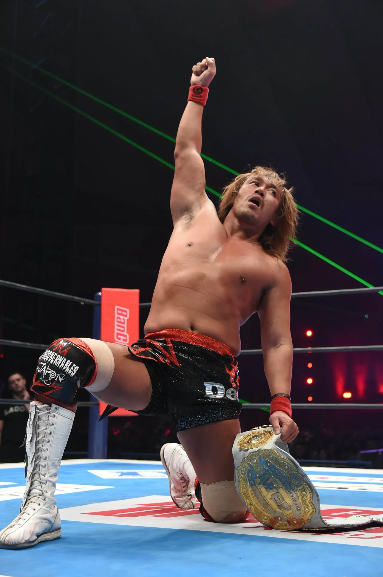 新日本プロレス レッスルキングダム9 ロイヤルシート特典 パイプ椅子 