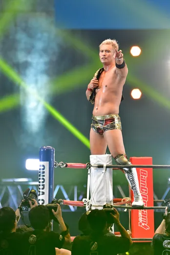 【新日本プロレス1.4東京ドーム】オカダ 飯伏破り5度目の防衛 5日の二冠戦に向け「最強のオカダ・カズチカを観に来てください」