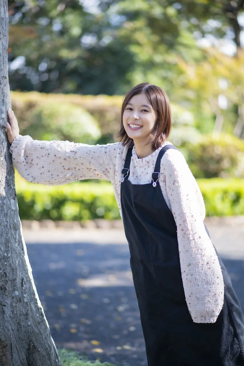 ナチュラルな笑顔