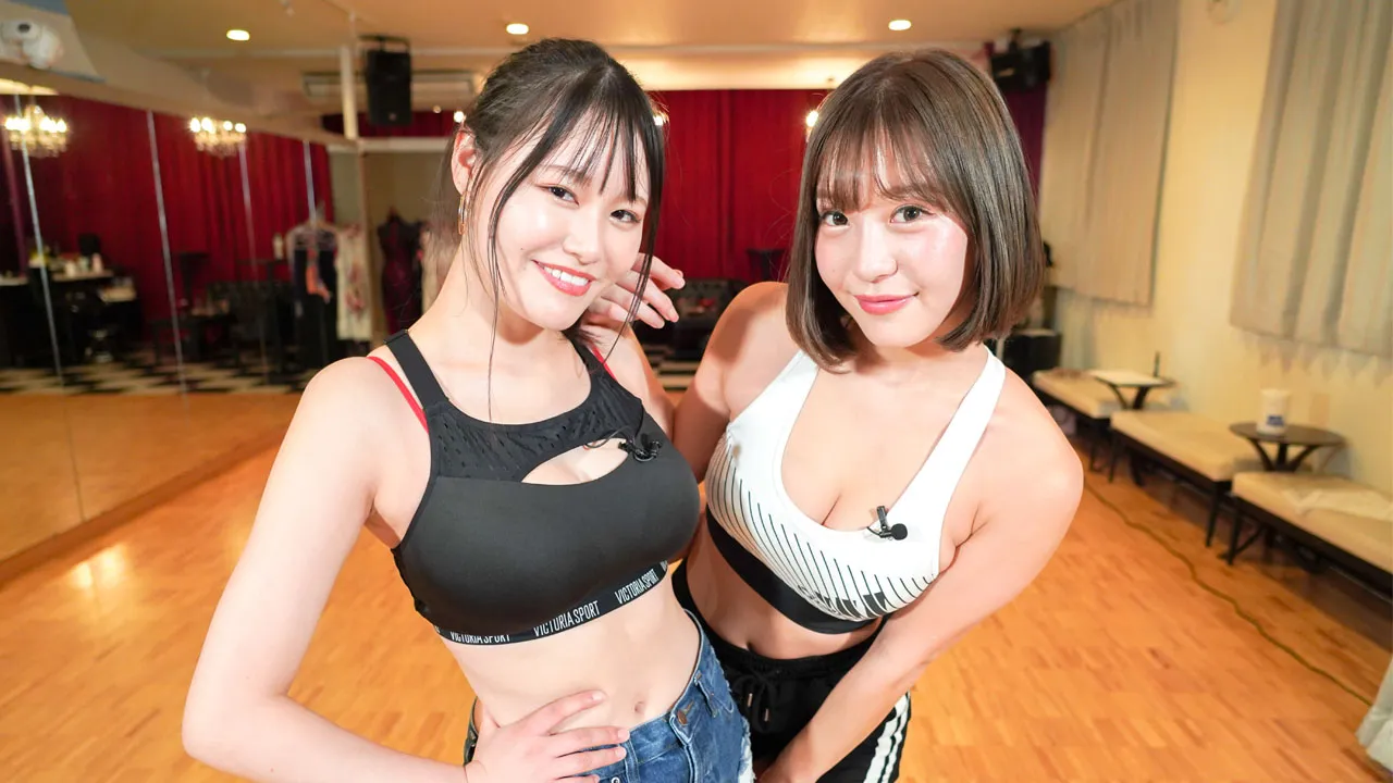 新番組でダンスを披露する(写真左から)東坂みゆ、COCO