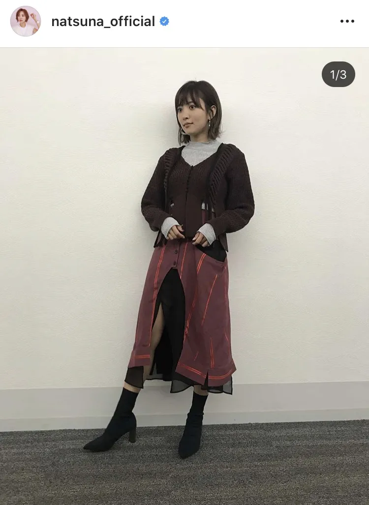 ※夏菜公式Instagram(natsuna_official)のスクリーンショット
