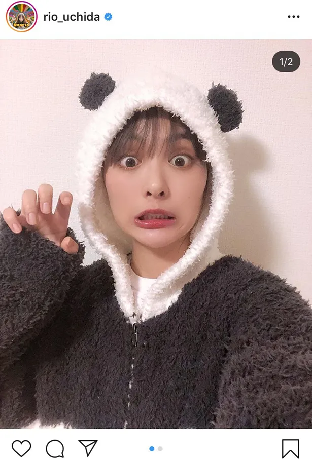 ※内田理央オフィシャルInstagram(rio_uchida)のスクリーンショット