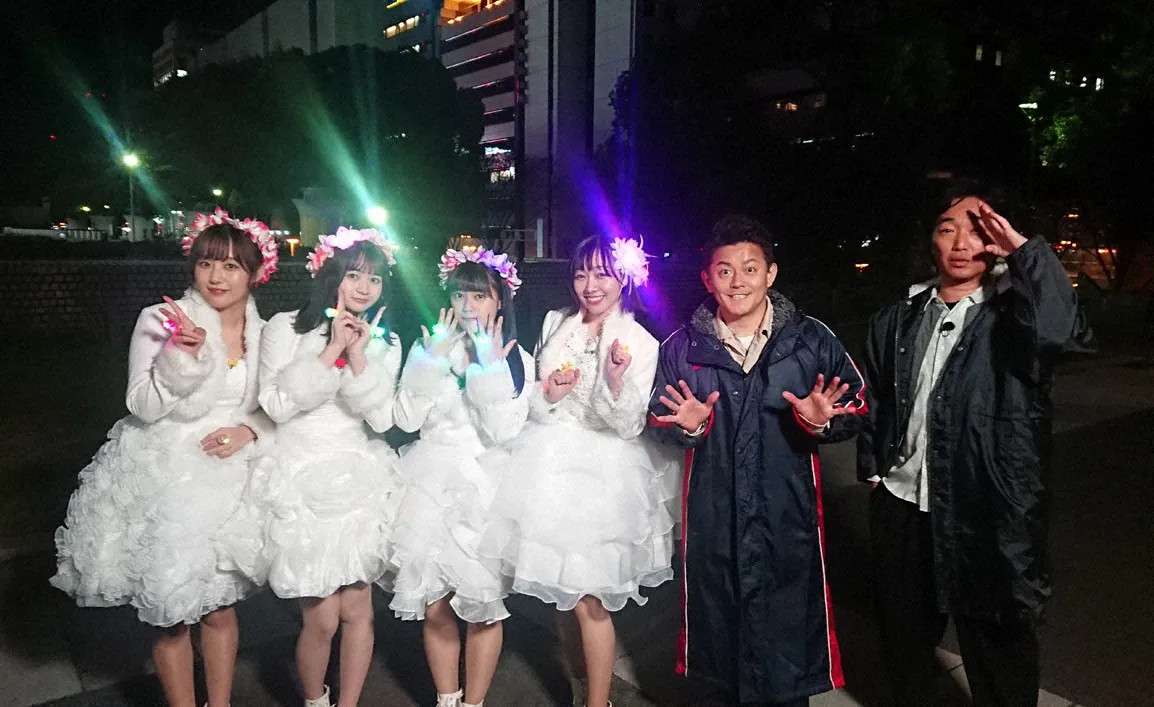 SKE48が光る衣装を着て新曲のスペシャルMVを撮影