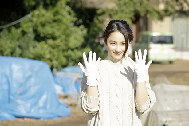 平祐奈が自らついた餅を使ってクッキング！