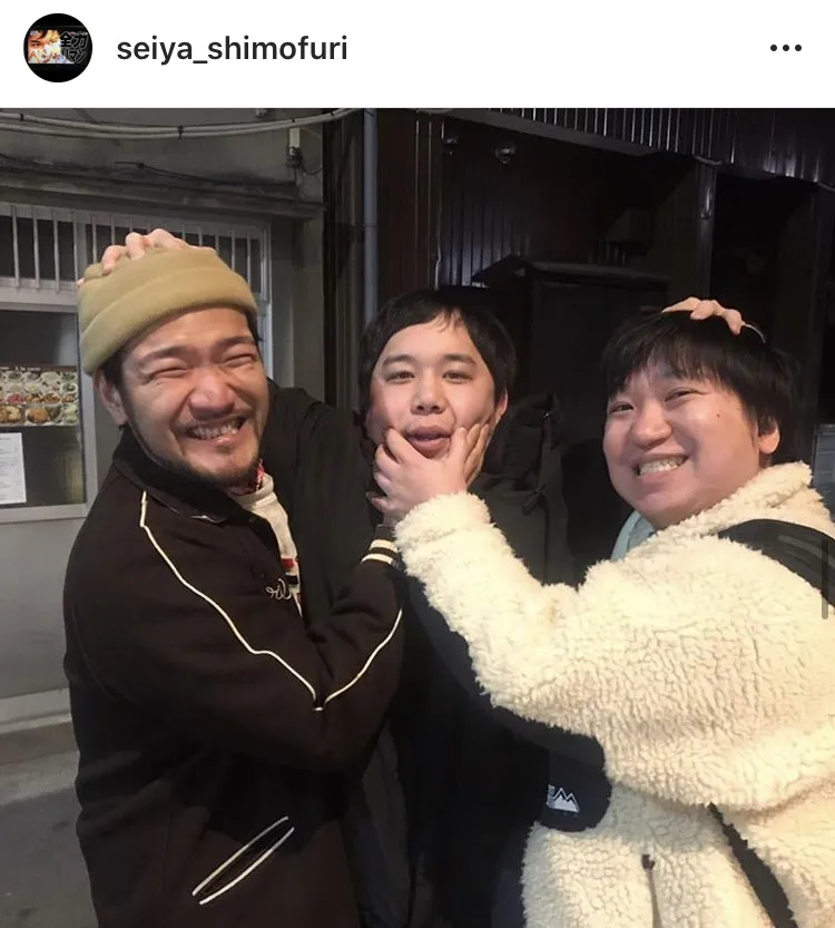  ※霜降り明星 せいや公式Instagram(seiya_shimofuri)のスクリーンショット