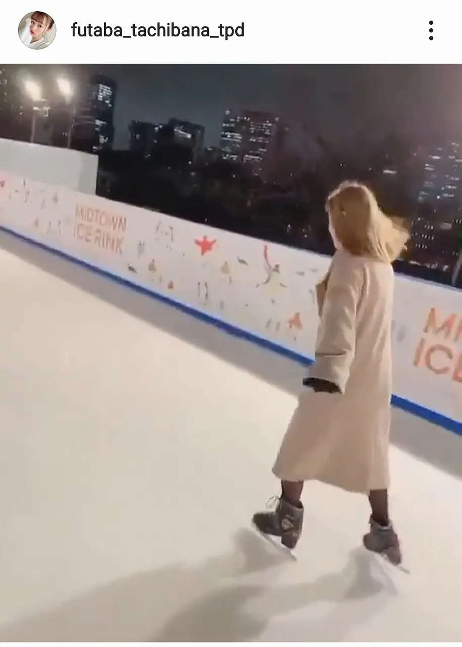 アイススケートもセンスでこなした橘二葉